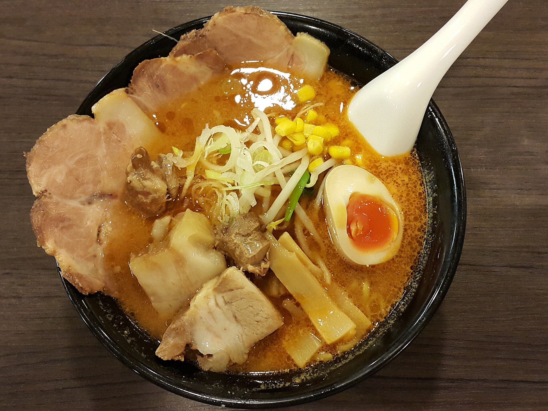 A rich bowl of ramen